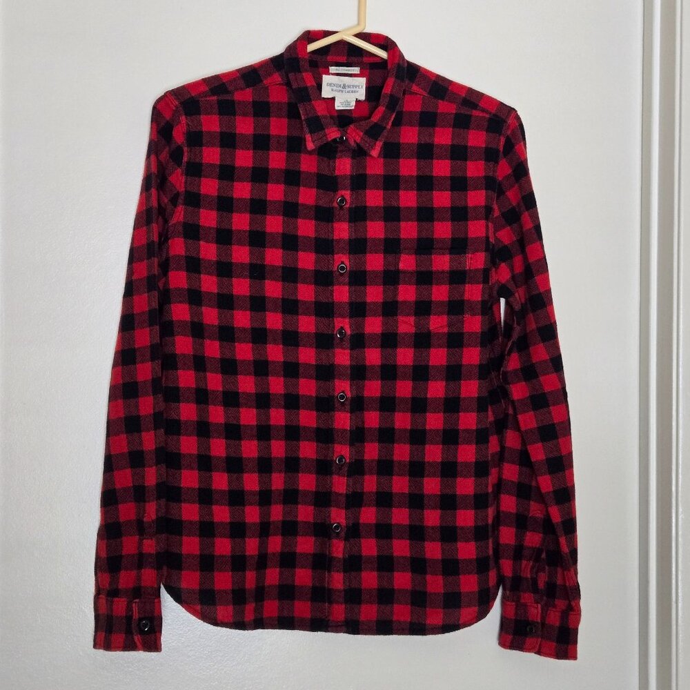 Ralph Lauren Denim & Supply Plaid Shaw Tomboy Shirt, Shaw Plaid, Women's L